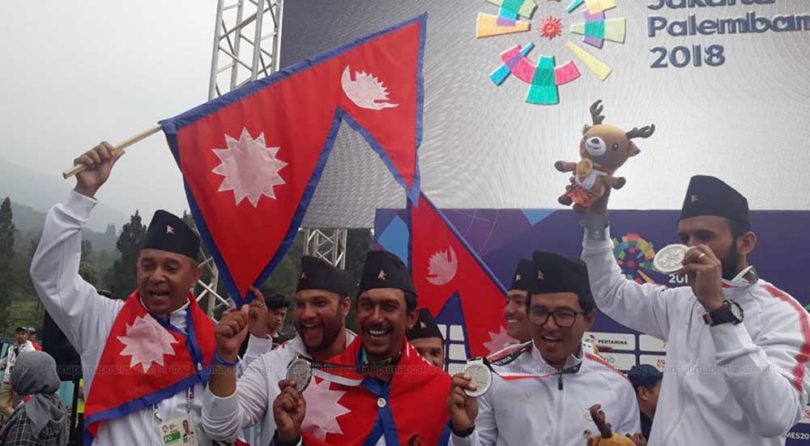नेपाल रजत पदक जित्न सफल