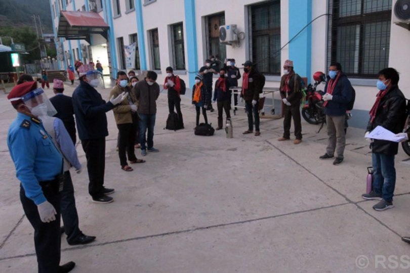 कर्णाली प्रतिष्ठानबाट १८ जना संक्रमित घर फर्किए