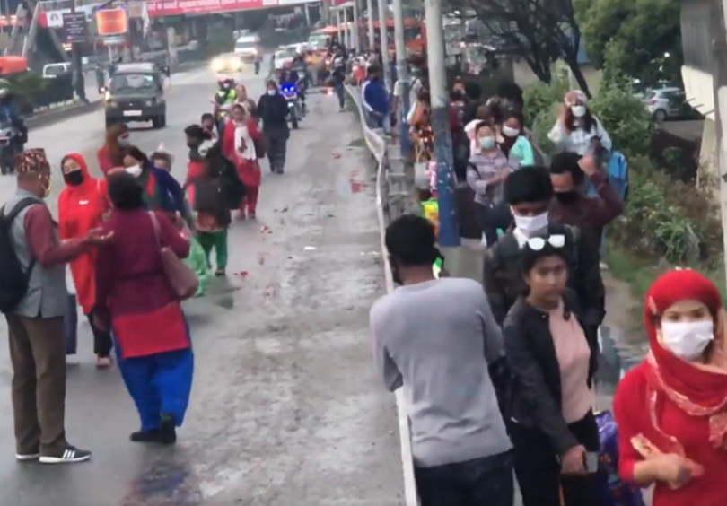 उपत्यकामा जोखिम बढे पनि भीडभाड उस्तै