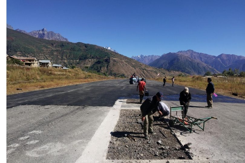 हुम्ला विमानस्थल पुनः कालोपत्र