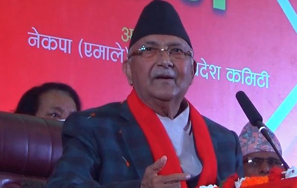 हरियो रंगको मतपत्र राख्ने निर्वाचन आयोगको निर्णयप्रति ओलीको आपत्ति