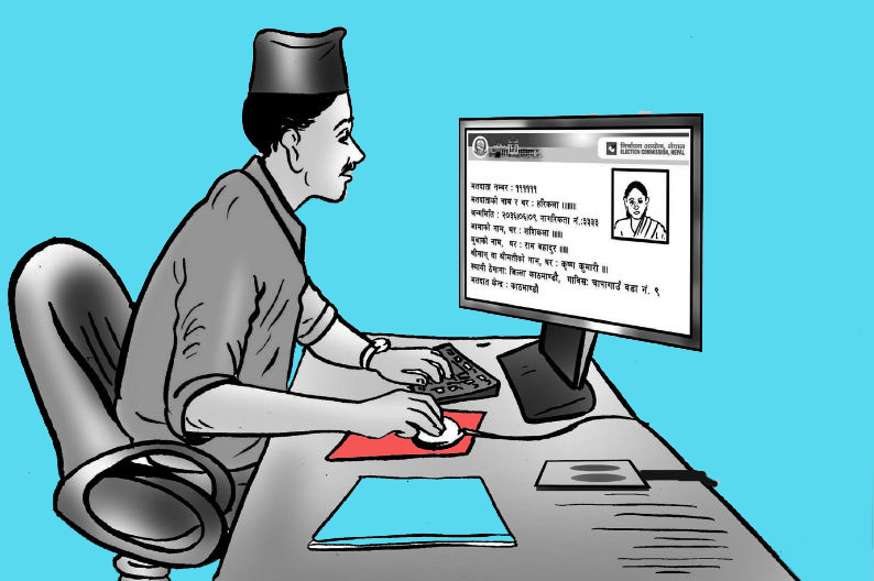 आज र भोलि मतदाता परिचयपत्र वितरण, मतदातालाई भोट हाल्न पनि सिकाउने