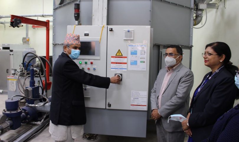 काम नलाग्ने नोट नष्ट गर्न पोखरामा बिएसबिएस मेसिन