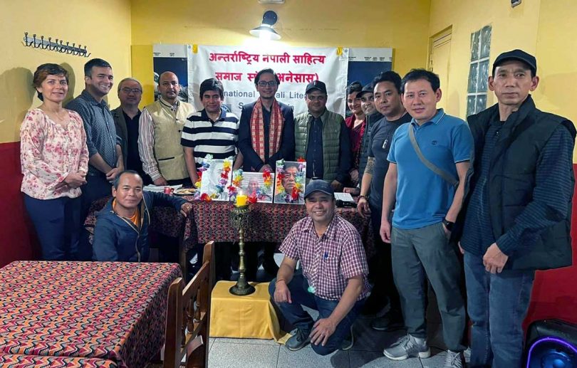 देवकोटा जयन्तीमा अनेसास स्पेनले गर्यो सत्यमोहन र ओम गुरुङको सम्झना