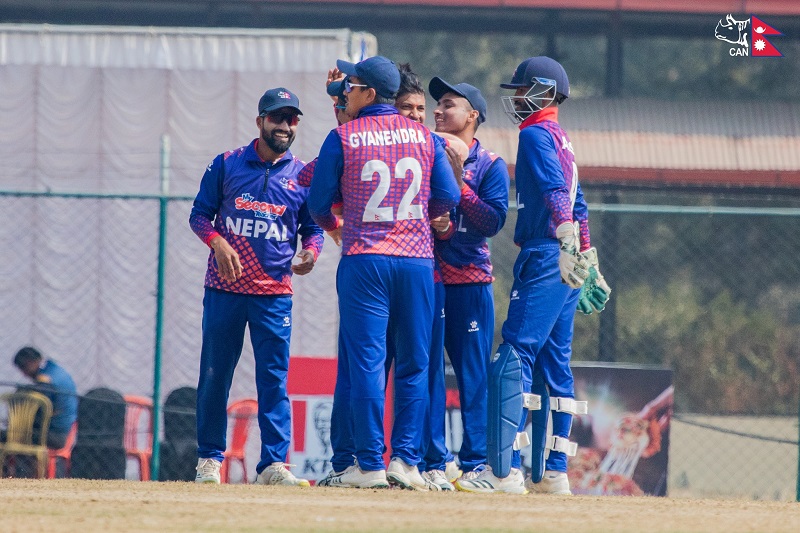 यूएईलाई हराउँदै नेपालले एकदिवसीय क्रिकेटको मान्यता जोगायो