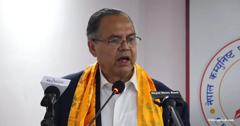 प्रचण्डको अधिनायकवादी शैली नरोकिए पार्टी फुट्छ : झलनाथ खनाल