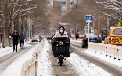 बेइजिङमा भारी हिमपात, तापक्रम घटेपछि चीनमा उच्च मौसमी चेतावनी