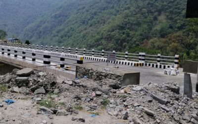जोखिम बढेसँगै मुग्लिन–नारायणगढ सडकमा सवारी चलाउन रोक