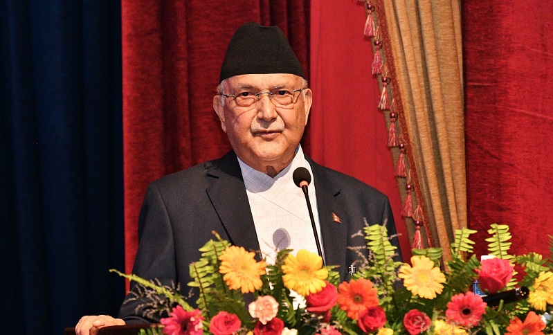 गाैरवपूर्ण इतिहास भए पनि अहिले देशको अवस्था सन्तोषजनक छैन : प्रधानमन्त्री ओली