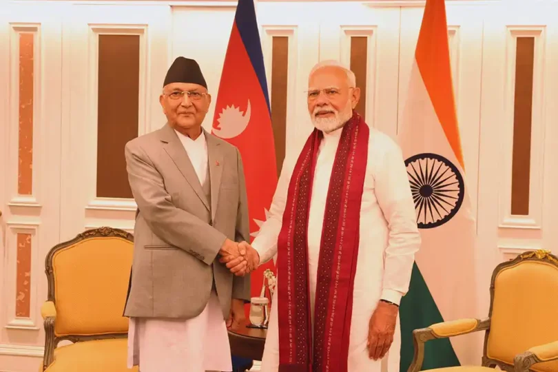 मोदीसँगको भेटवार्ता सार्थक र रचनात्मक रह्यो : प्रधानमन्त्री ओली