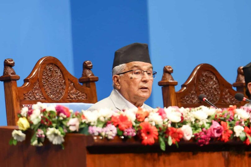 यस्तो छ सरकारको नीति तथा कार्यक्रम (पूर्णपाठ)
