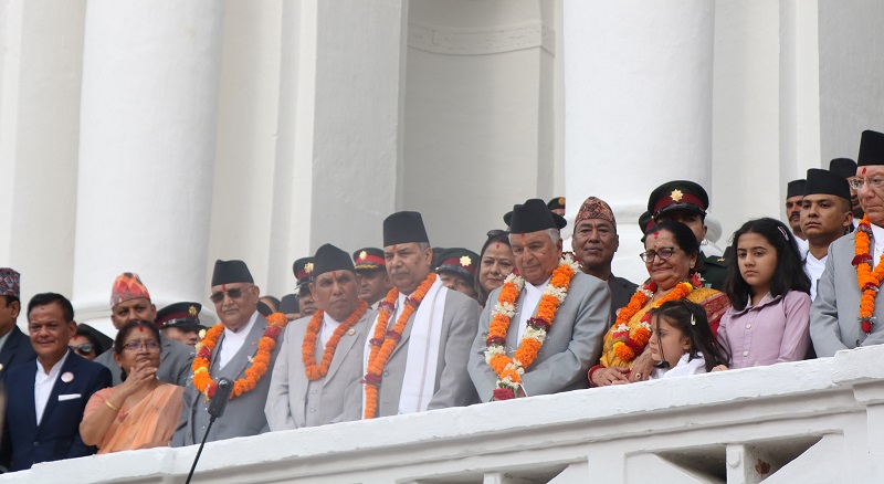 राष्ट्रपतिसहित उच्चपदस्थबाट इन्द्रजात्राको अवलोकन