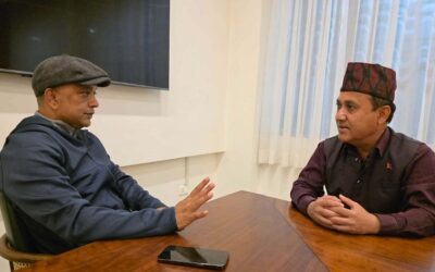 गगन थापाले विश्वप्रकाशलाई भेटेरे भने, ‘म राजीनामा दिन्छु’