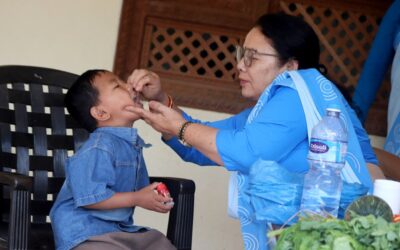 झन्डै २३ लाख बालबालिकालाई भिटामिन ‘ए’ र जुकाको आषधी खुवाइयो