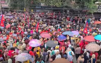 ७ दिनभित्र सूचना खारेजको माग गर्दै पोखरामा सुकुम्वासीको प्रदर्शन