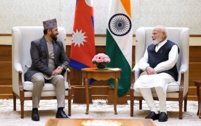 रास्वपा सभापति लामिछाने र भारतीय प्रधानमन्त्री मोदीबिच भेटवार्ता