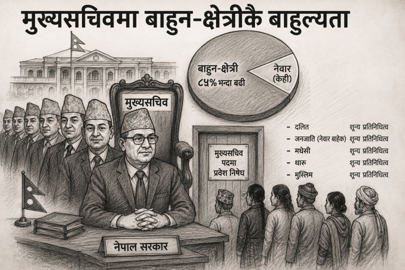 मुख्यसचिवमा बाहुन–क्षेत्रीकै बाहुल्यता