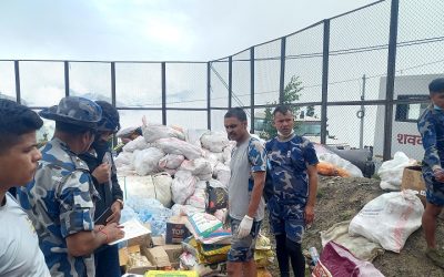 रसुवा बाढी : राहत सङ्कलन र वितरण यसरी भइरहेकाे छ